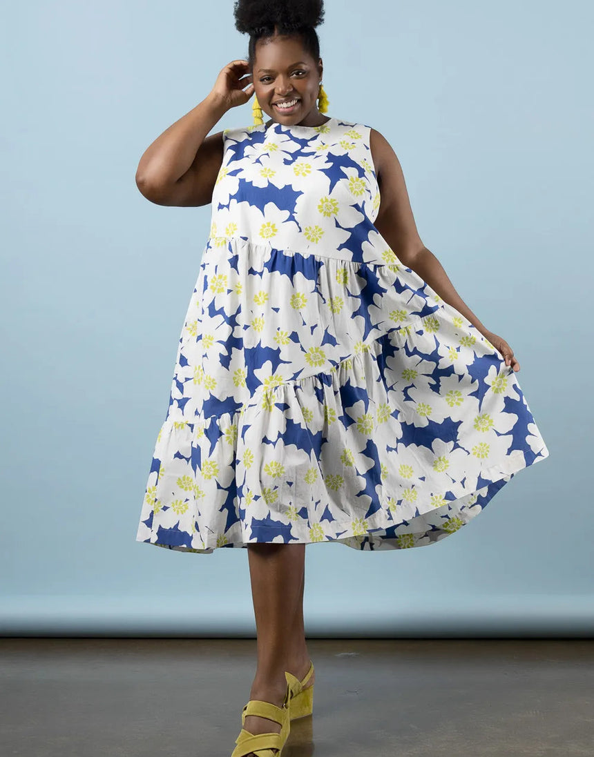 Azure Dress, Skirt and Top PDF Sewing Pattern, Closet Core