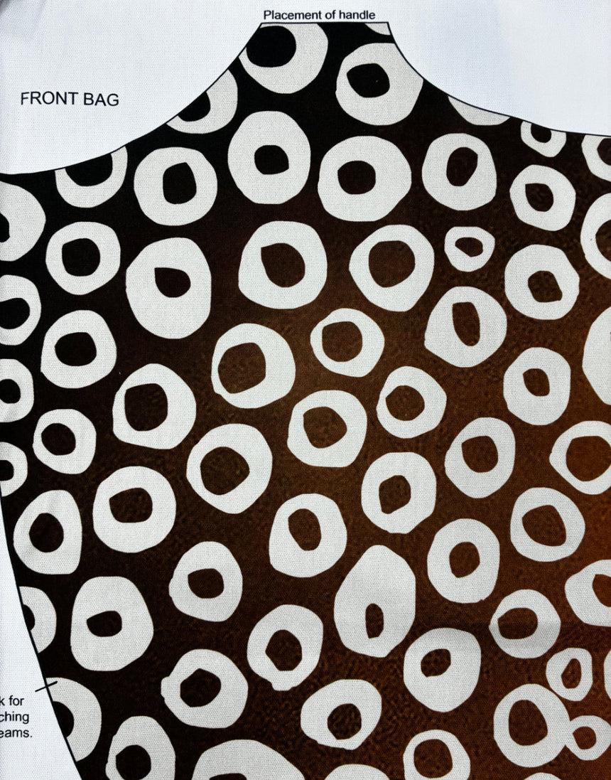 Mocha Pebble Makers Bag Sewing Kit