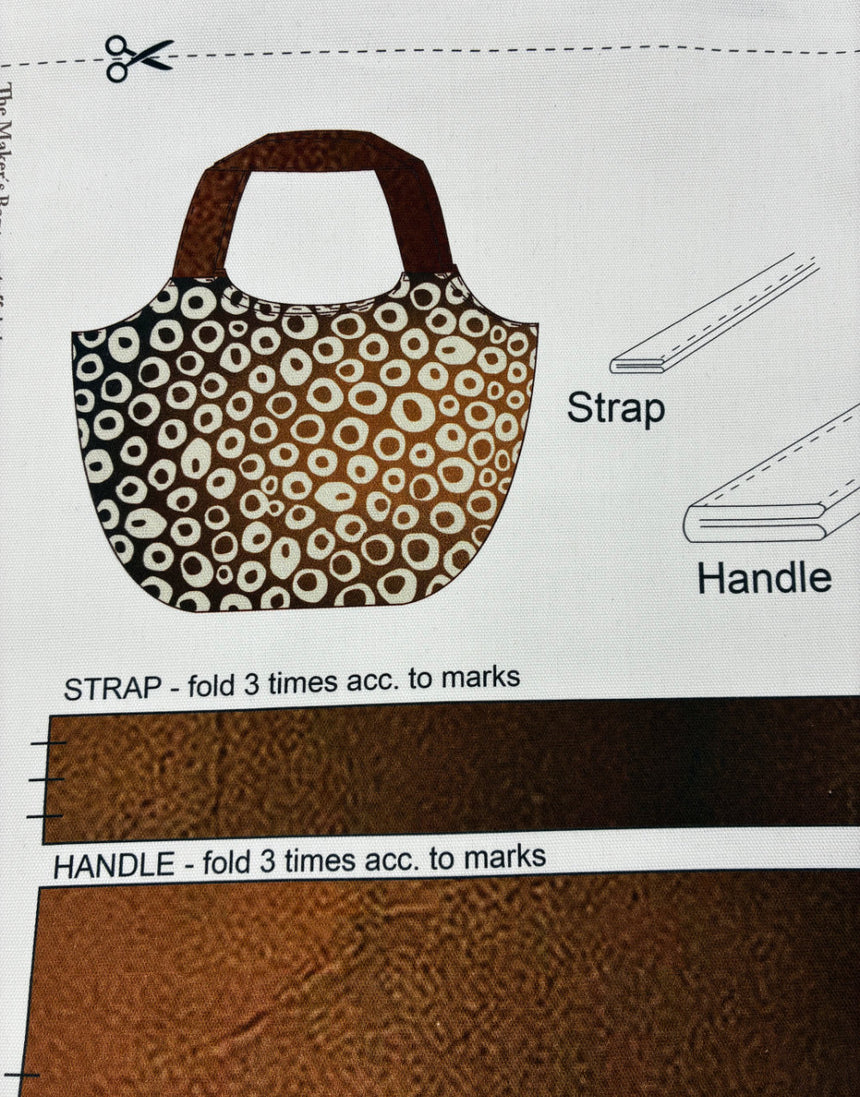 Mocha Pebble Makers Bag Sewing Kit