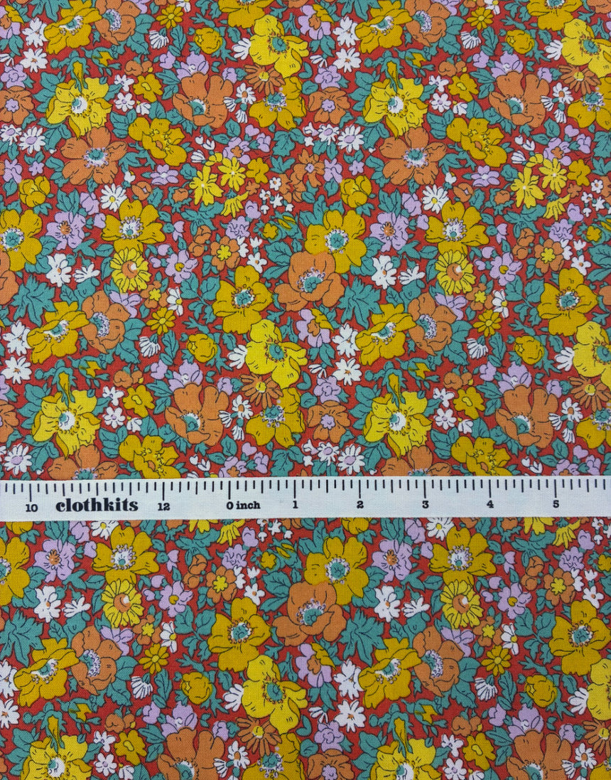 Liberty Fabrics Lasenby Quilting Cotton, Everlasting - Cosmos Song B