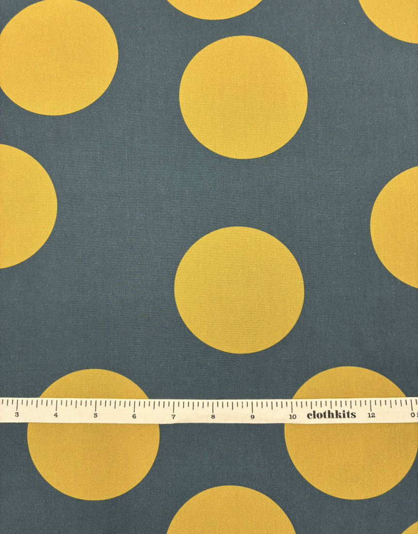 Beach Hut Spot, Cotton Poplin Fabric, Light and Lush