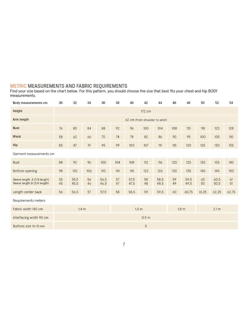 Dukke Blouse PDF Sewing Pattern, Wardrobe by Me