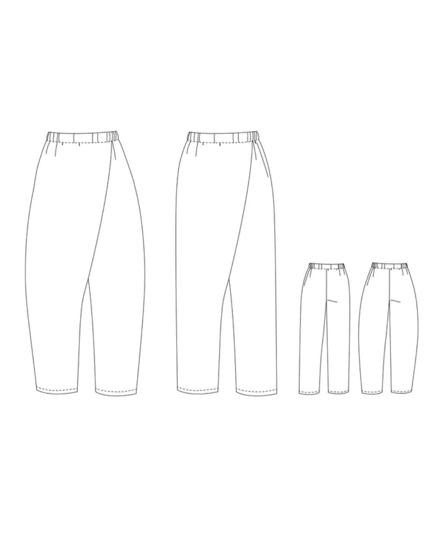Elvis Asymetrical Trousers PDF Sewing Pattern, Ready to Sew
