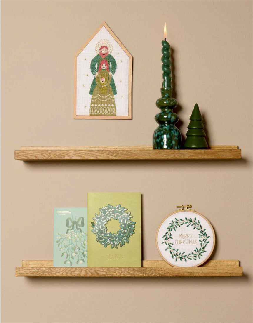Advent Advent Counted Cross Stitch Embroidery Book, Rico Design