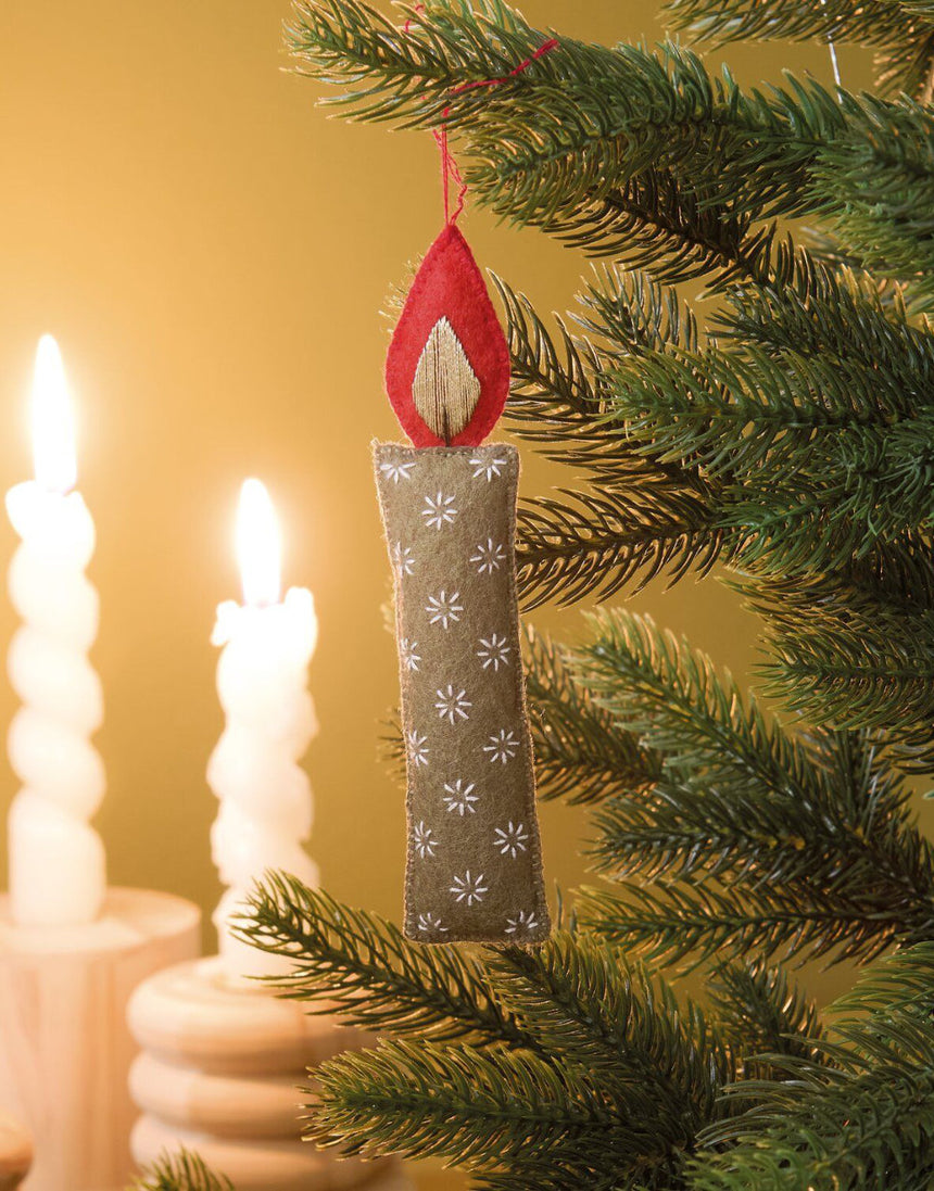 Candle Felt Pendant Kit, Rico Design