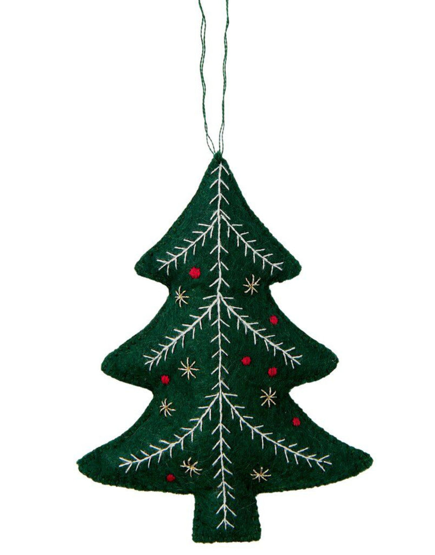Christmas Tree Felt Pendant Kit, Rico Design