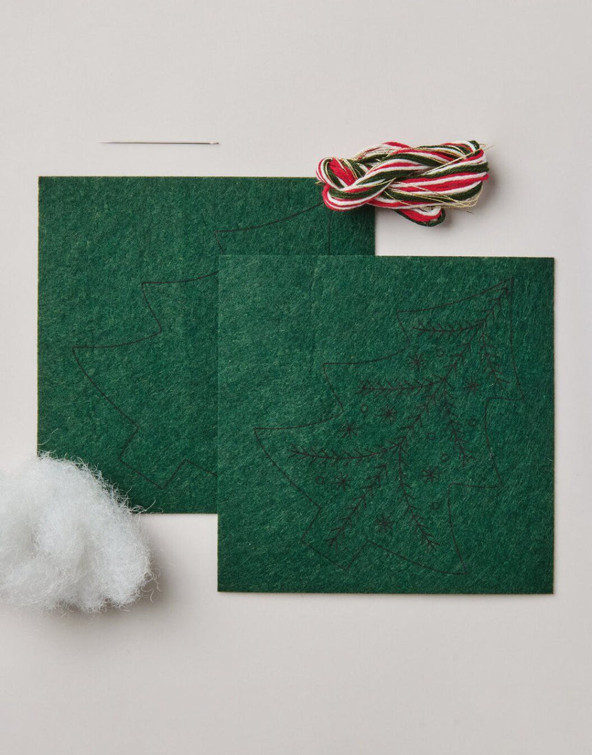 Christmas Tree Felt Pendant Kit, Rico Design