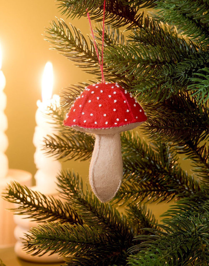 Mushroom Felt Pendant Kit, Rico Design