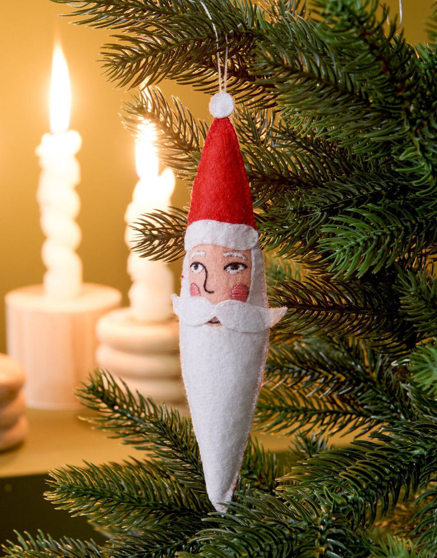 Santa Claus Felt Pendant Kit, Rico Design