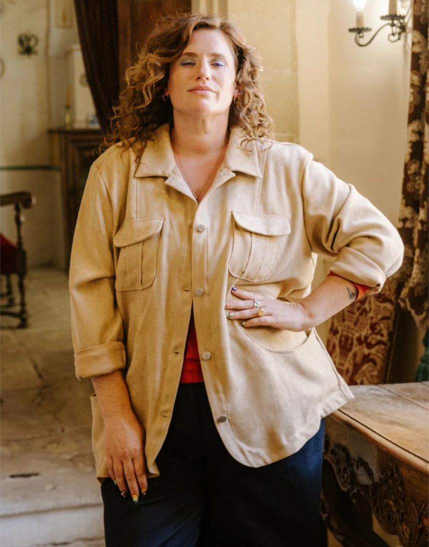 Ex Libris Surchemise Overshirt Paper Sewing Pattern, Maison Fauve