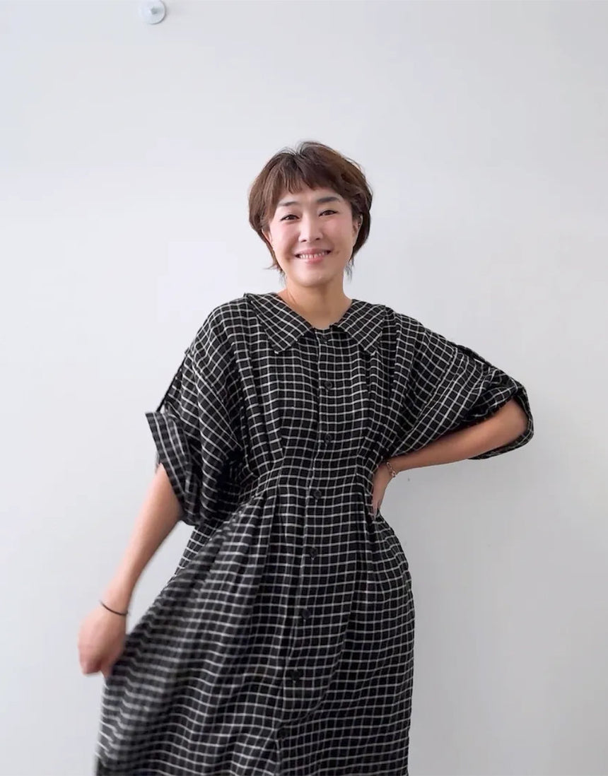 Faux Collar Shirt and Dress PDF Pattern, Sewing Therapy