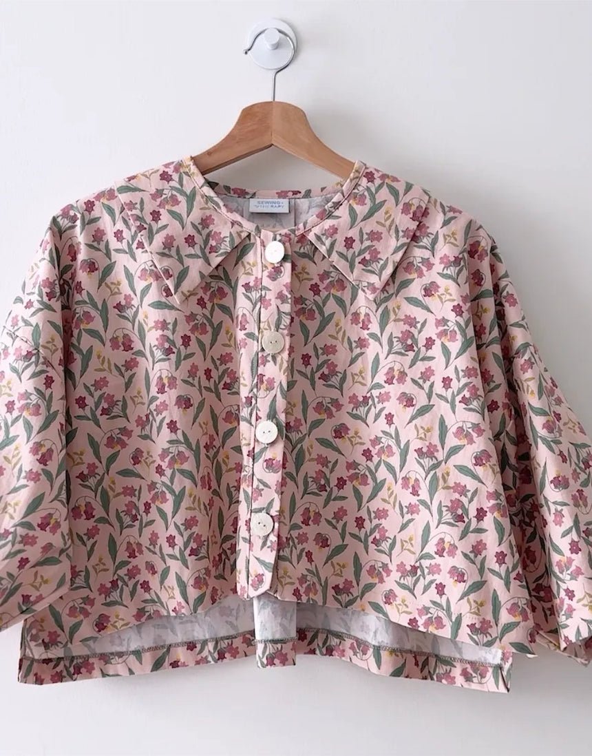 Faux Collar Shirt and Dress PDF Pattern, Sewing Therapy