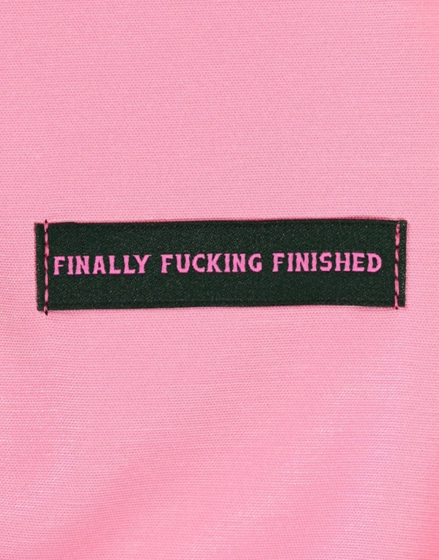 Finally F******g Finished Woven Labels, pack of 6, Kylie and the Machine