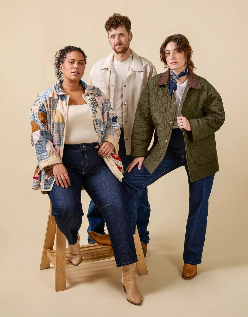 Fowler Barn Coat and Quilted Jacket PDF Sewing Pattern, Closet Core