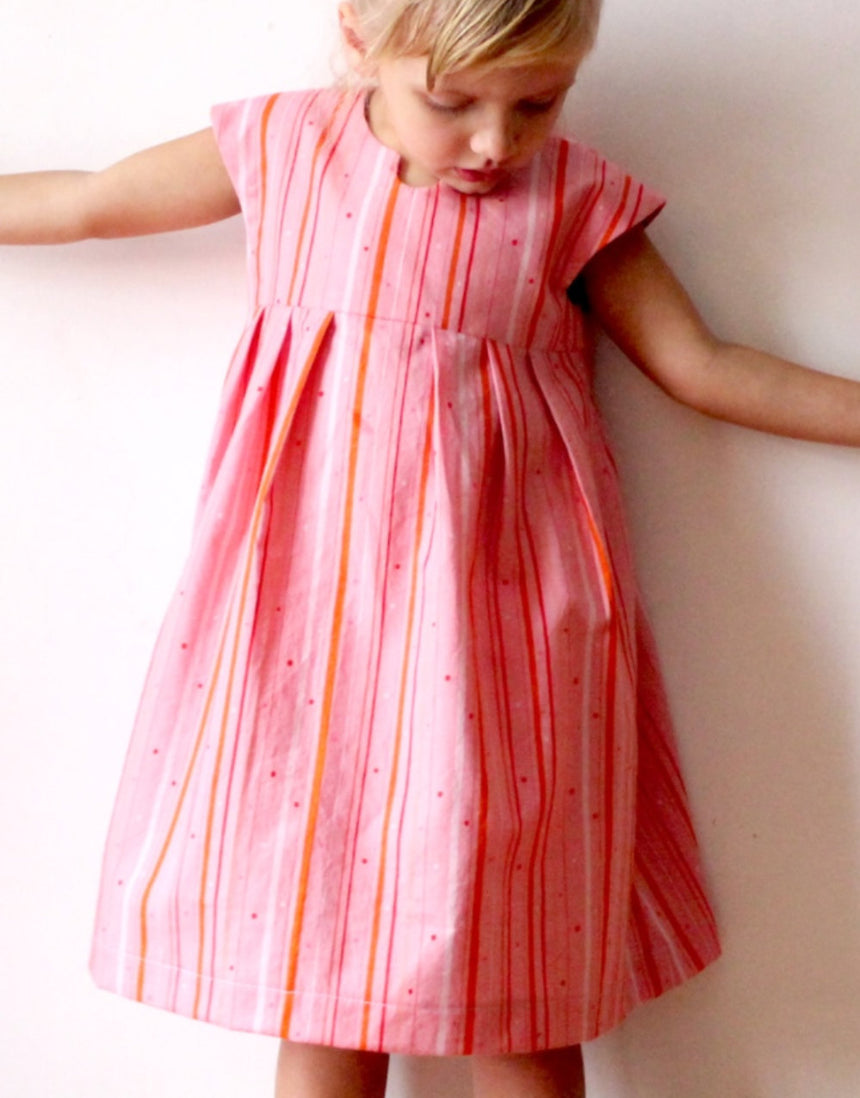 Geranium Girl's Dress (newborn - 12yr), Made by Rae Sewing Pattern