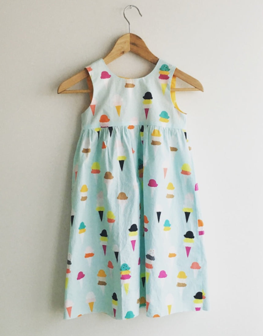 Geranium Girl's Dress (newborn - 12yr), Made by Rae Sewing Pattern