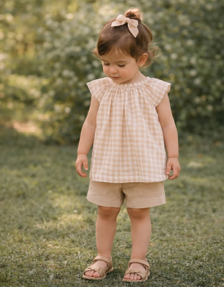 Hanoi Blouse, Dress and Romper Baby Sewing Pattern (1y - 4y), Ikatee