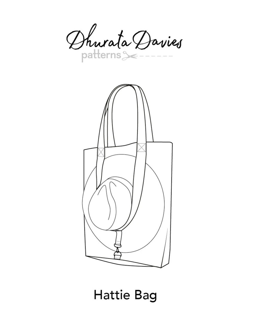 Hattie Bag Sewing Pattern, Dhurata Davies
