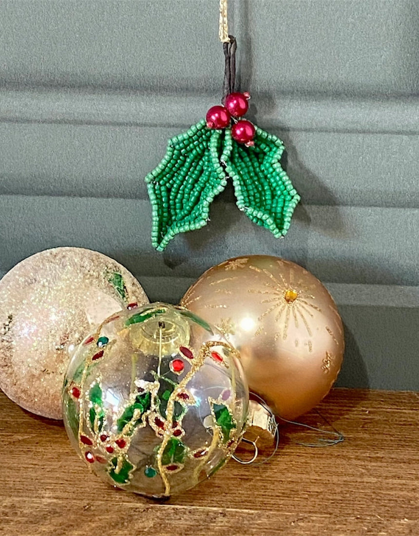 Holly Beaded Craft Kit, The Beaded Garden