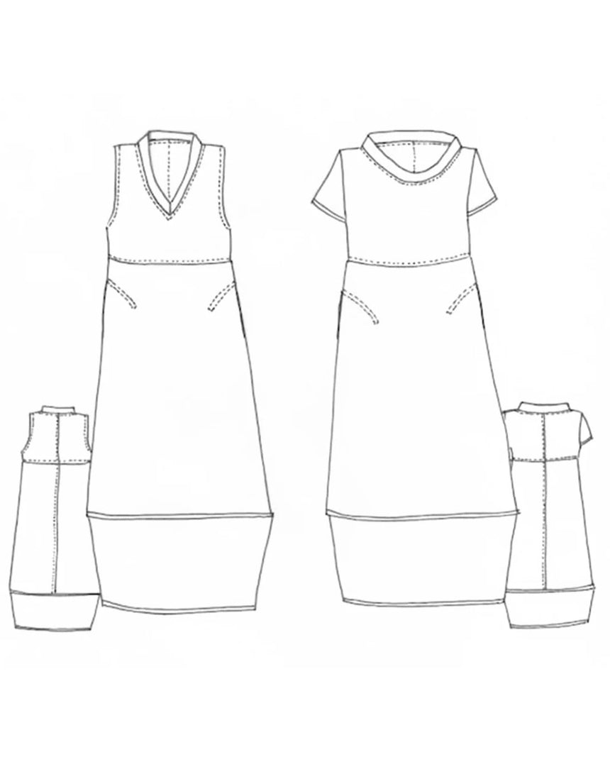 Iris Dress Sewing Pattern, Tessuti