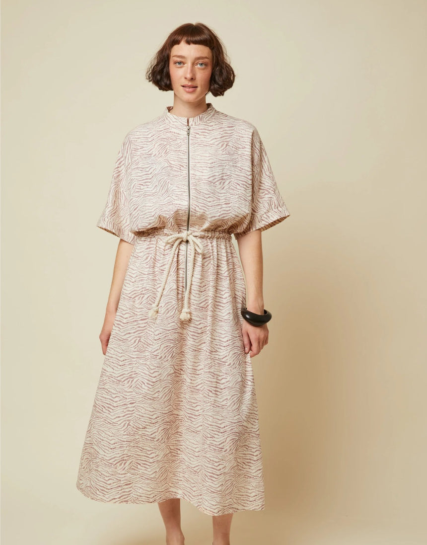 La Robe Zippée dress Paper Sewing Pattern, Atelier Brunette