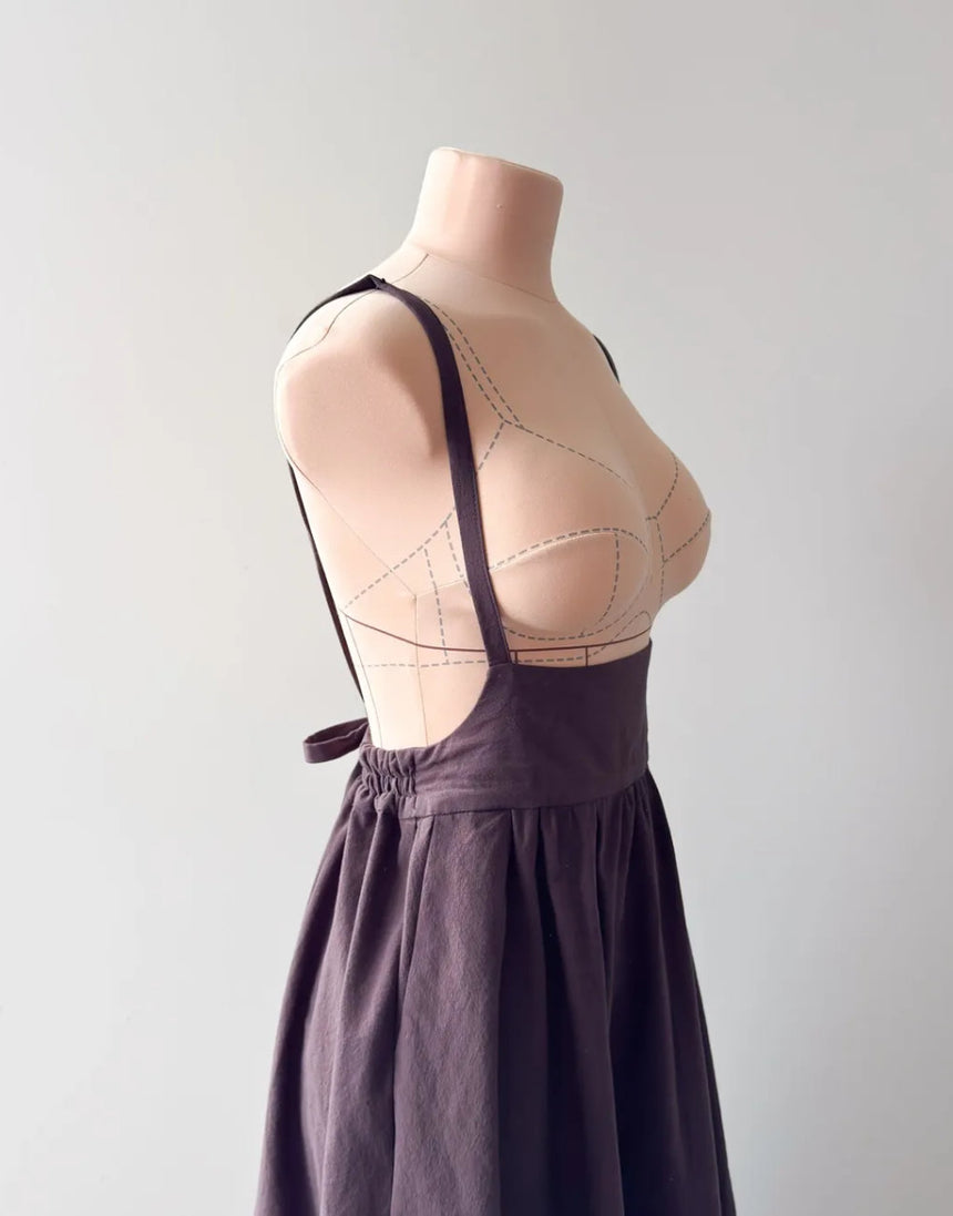 Low Bib Pinafore PDF Sewing Pattern,  Sewing Therapy