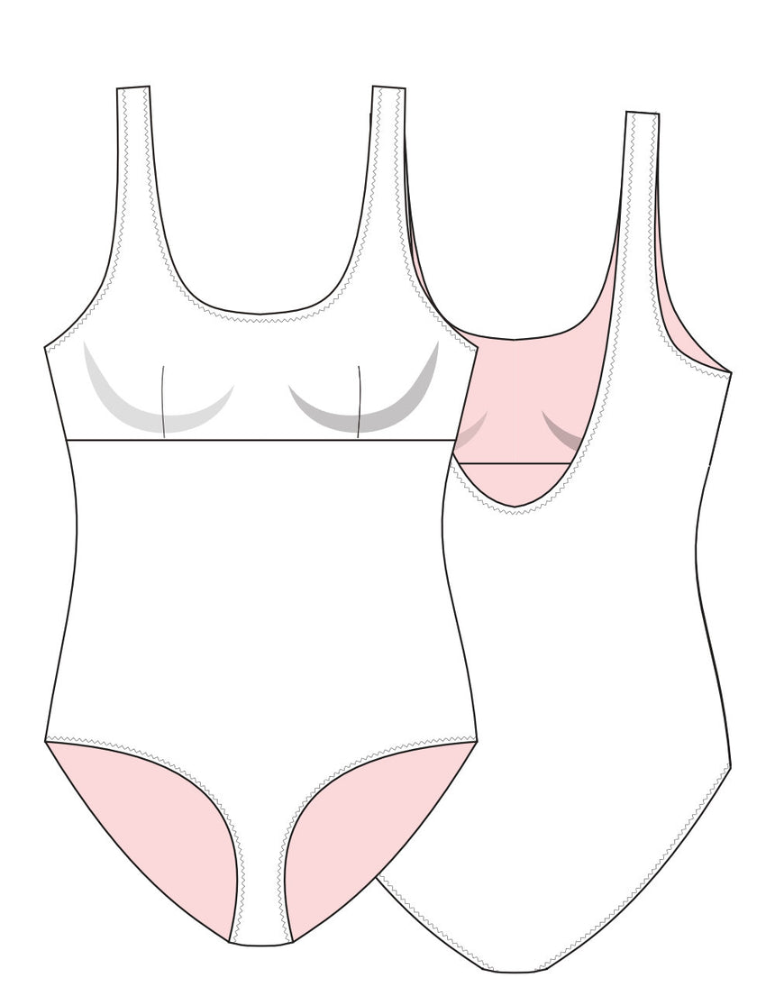 Mojito One Piece Swimsuit PDF Immediate Download Sewing Pattern, Fitiyoo