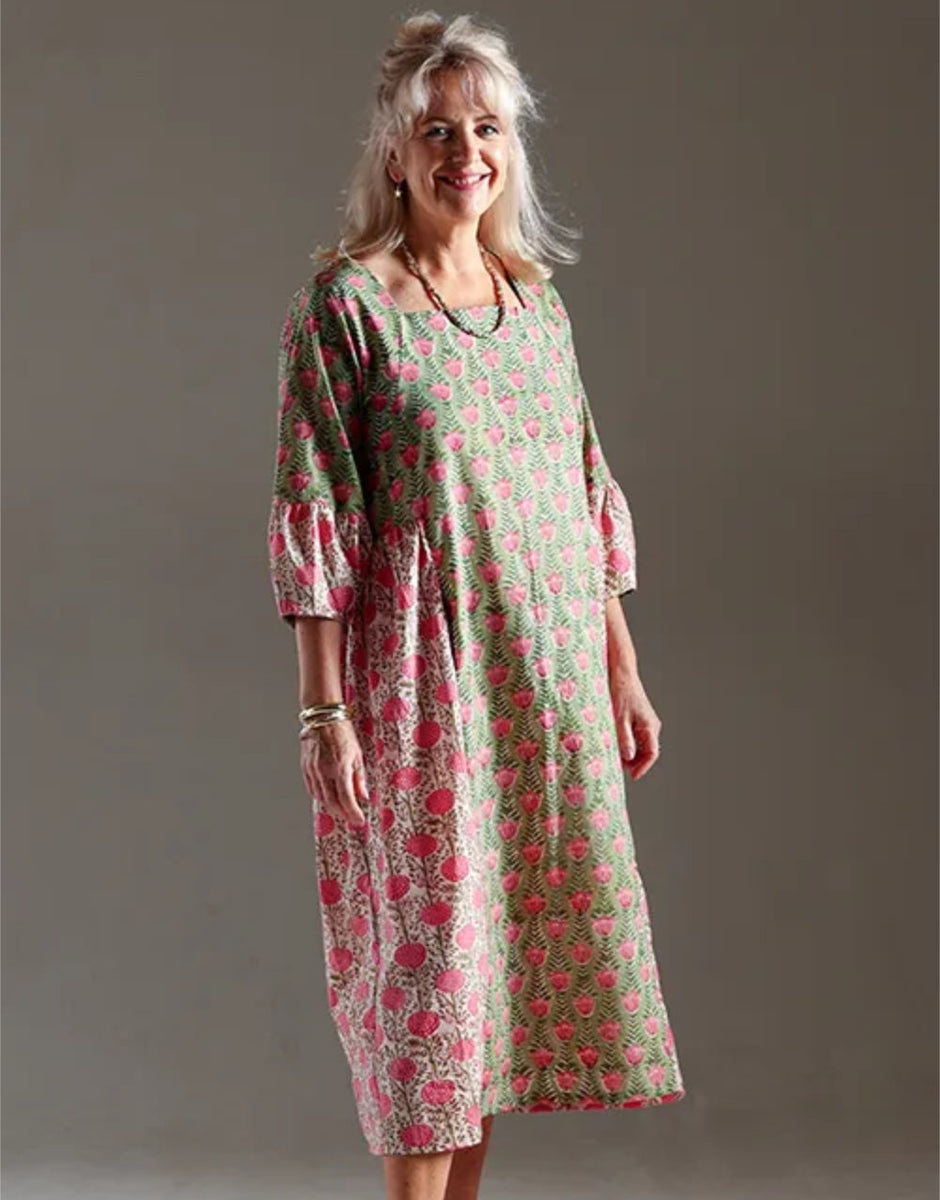 Mahal Dress Paper Sewing Pattern, Sew Different – Clothkits