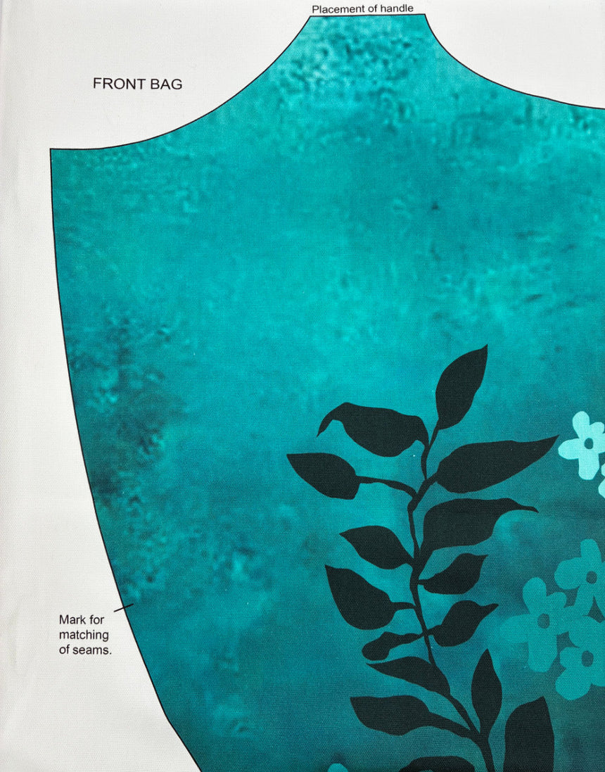 Teal Botanicals Makers Bag Sewing Kit