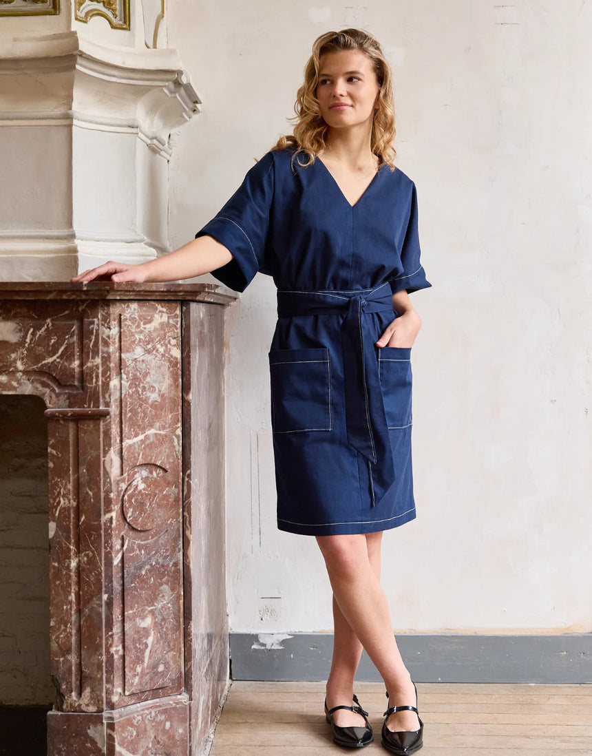 Martha Dress Paper Sewing Pattern, Atelier Jupe