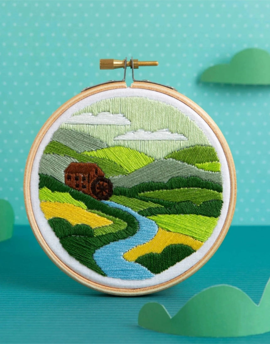 Millstream Mini Embroidery Kit, Hawthorn Handmade