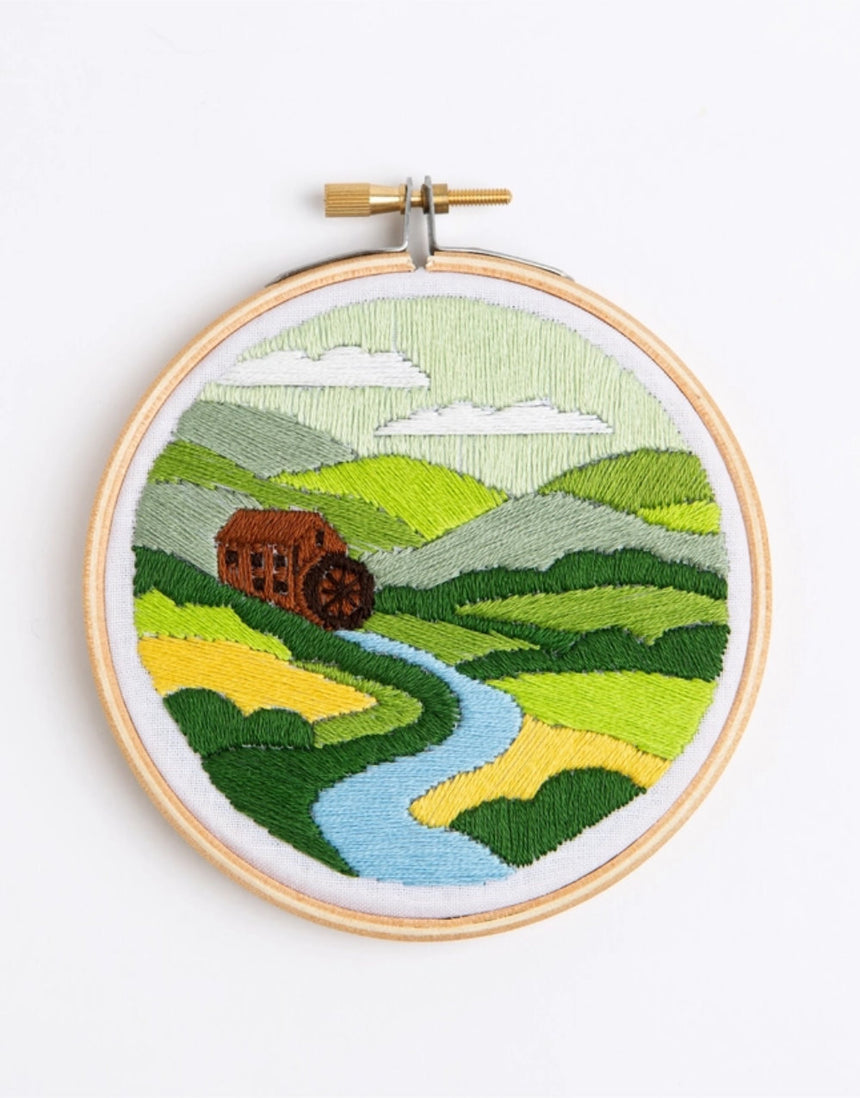 Millstream Mini Embroidery Kit, Hawthorn Handmade
