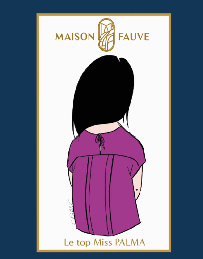 Le Top Miss Palma Paper Sewing Pattern, Maison Fauve - Girls