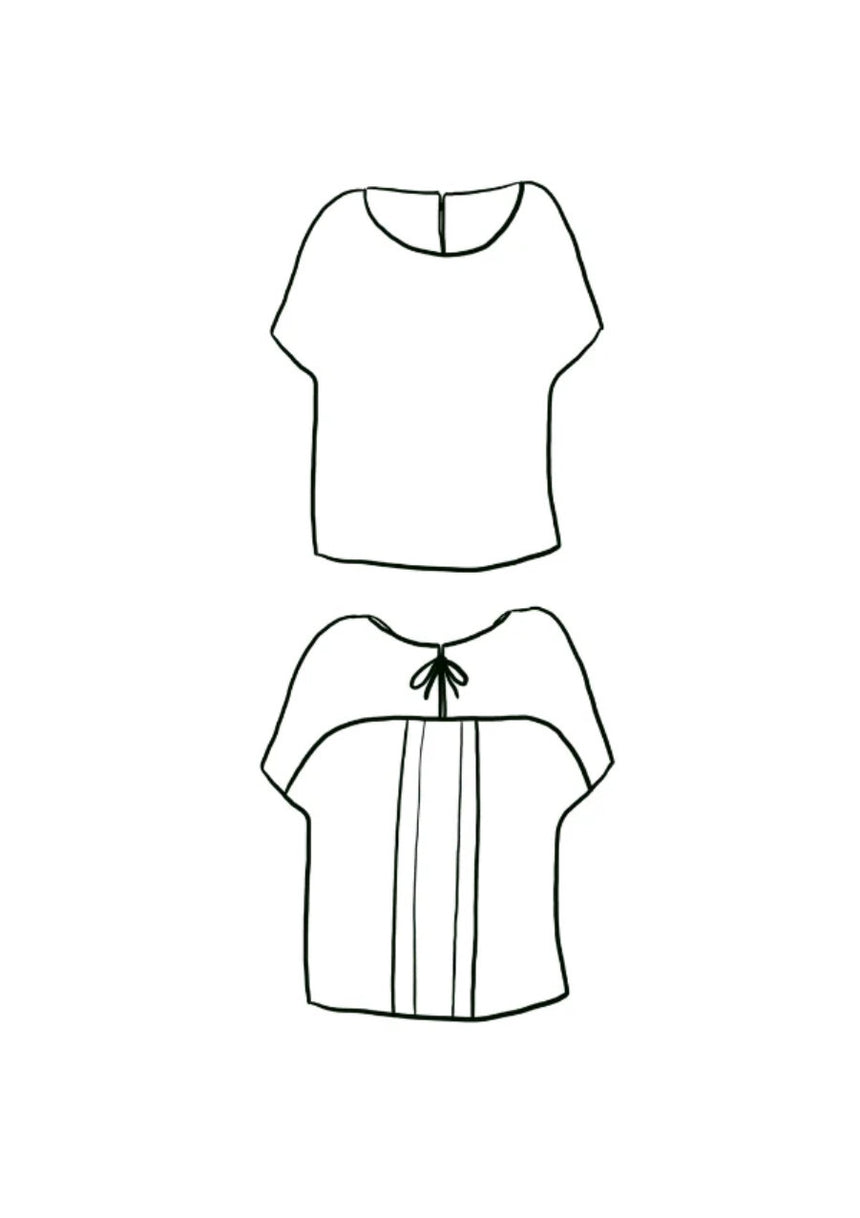 Miss Palma Top Girls Paper Sewing Pattern, Maison Fauve