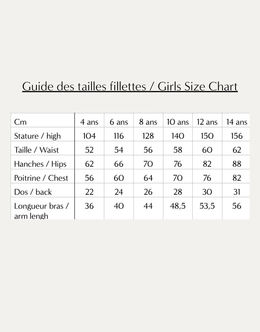Le Top Miss Palma Paper Sewing Pattern, Maison Fauve - Girls