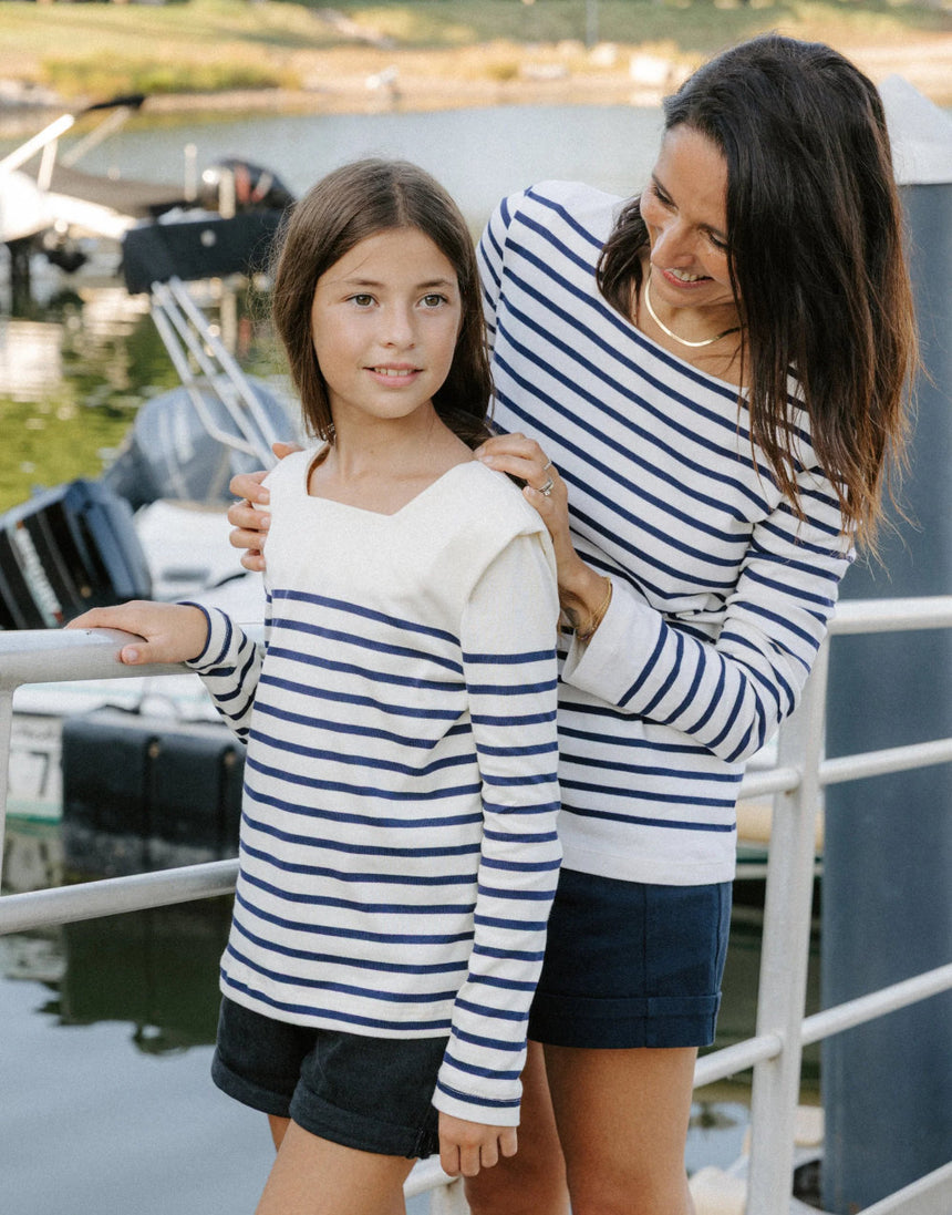 La Marinière Miss Pirate Breton Top Paper Sewing Pattern, Maison Fauve - Girls