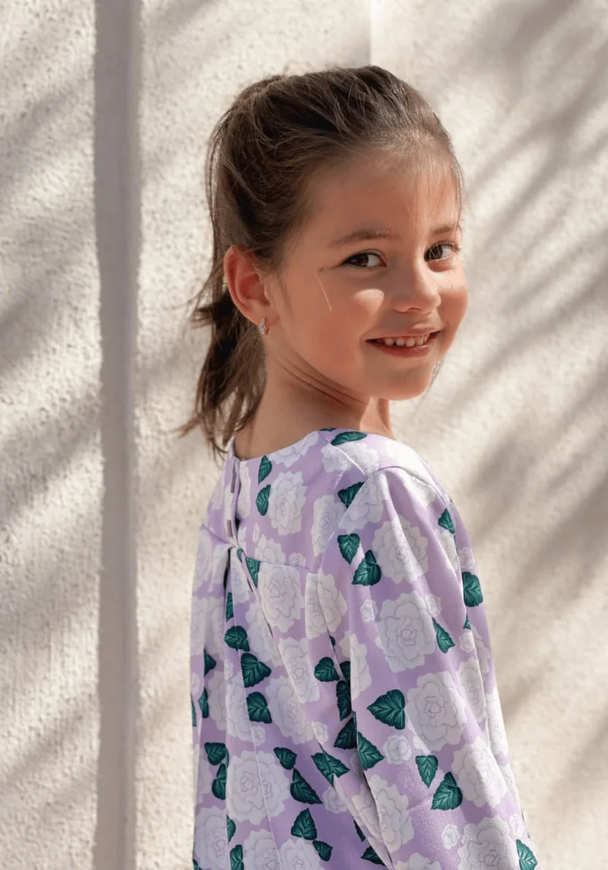 Miss Violette Blouse Girls Paper Sewing Pattern, Maison Fauve