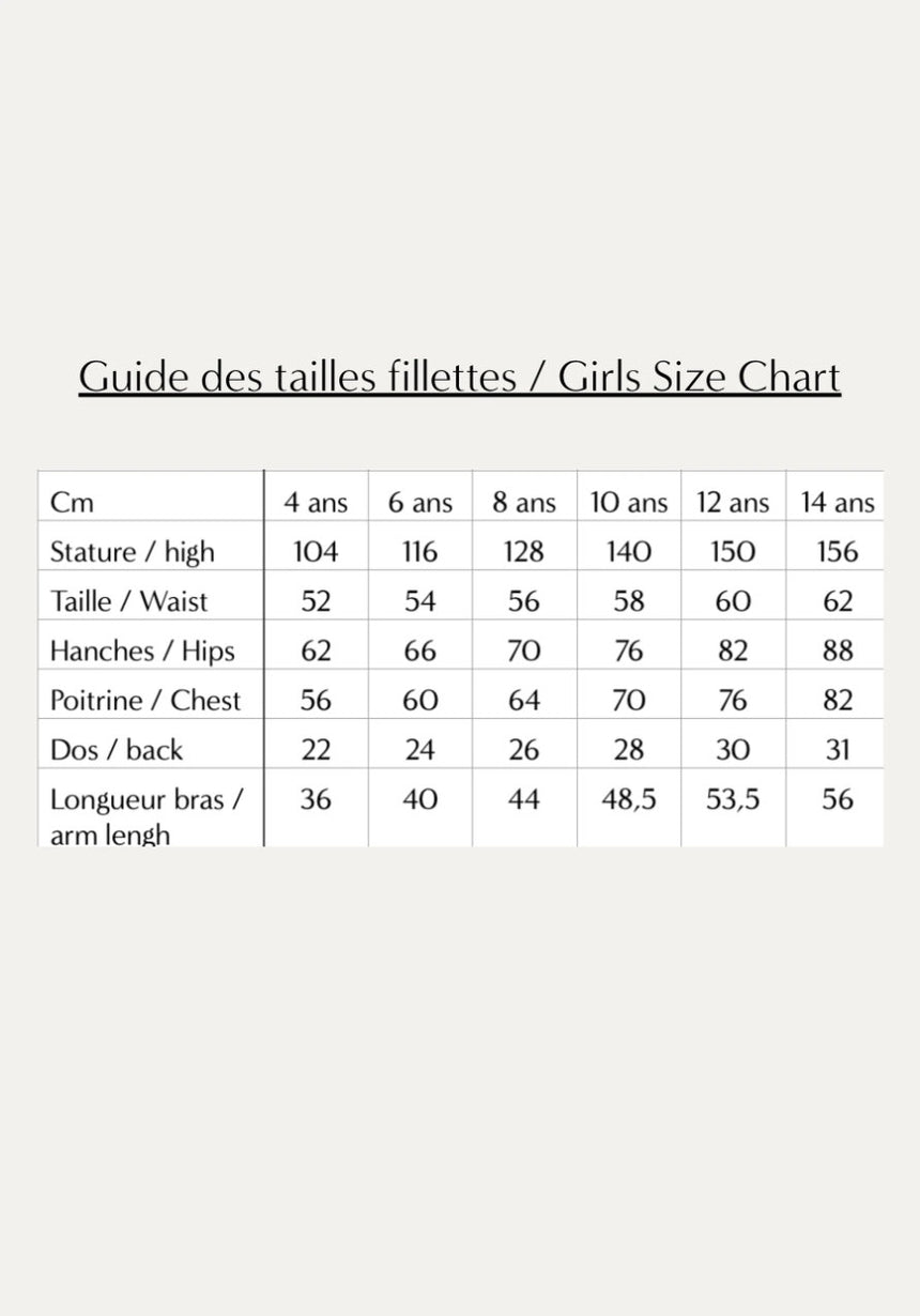 Miss Violette Blouse Girls Paper Sewing Pattern, Maison Fauve
