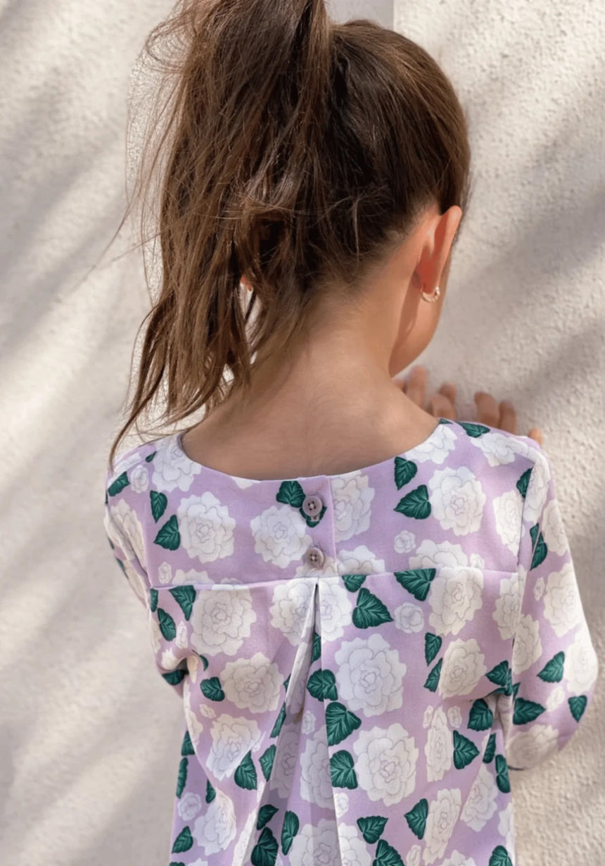Miss Violette Blouse Girls Paper Sewing Pattern, Maison Fauve