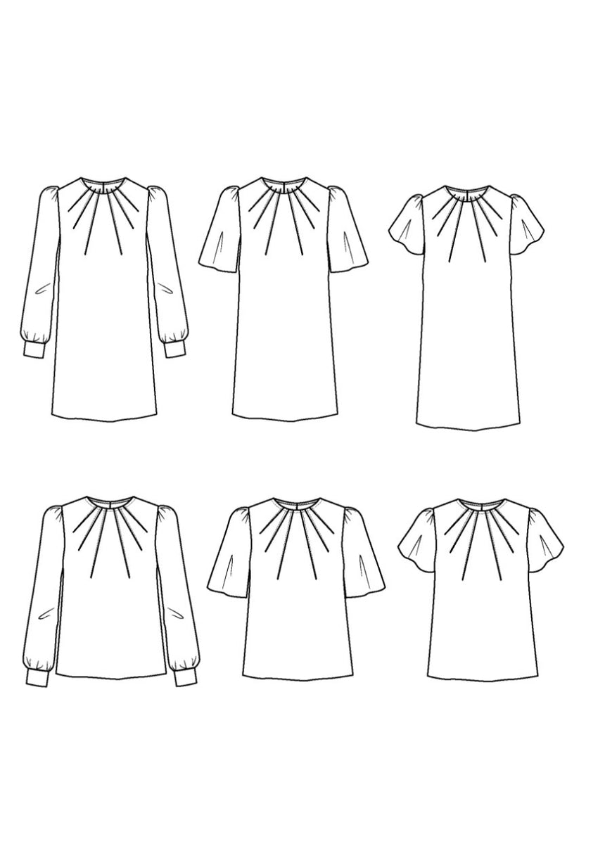 Miss Zenith Blouse Girls Paper Sewing Pattern, Maison Fauve