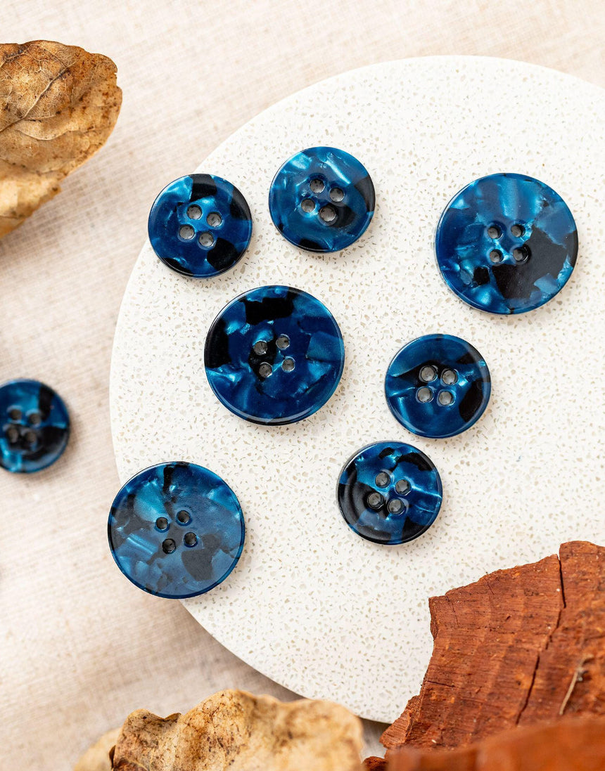 Nightshade 25mm Buttons, Set of 6