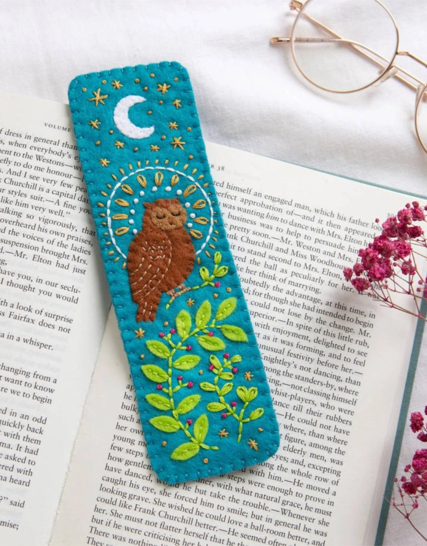 Owl Bookmark Felt Craft Kit, Hawthorn Handmade
