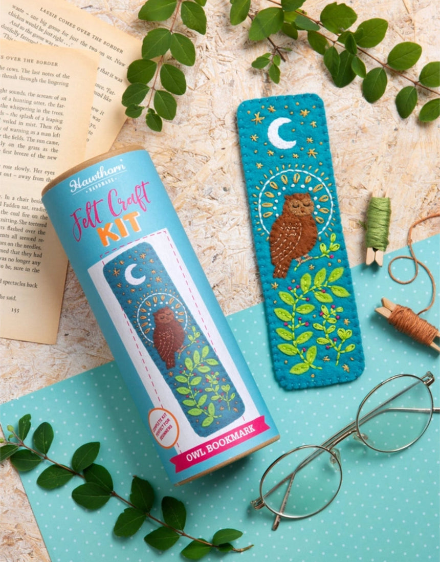 Owl Bookmark Felt Craft Kit, Hawthorn Handmade