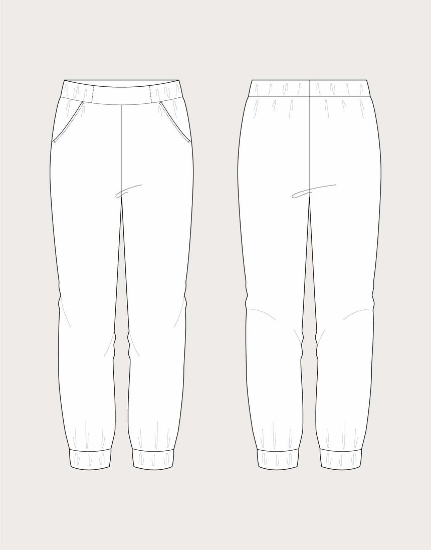 Summer Almost Long Trousers Dressmaking Kit, The Assembly Line