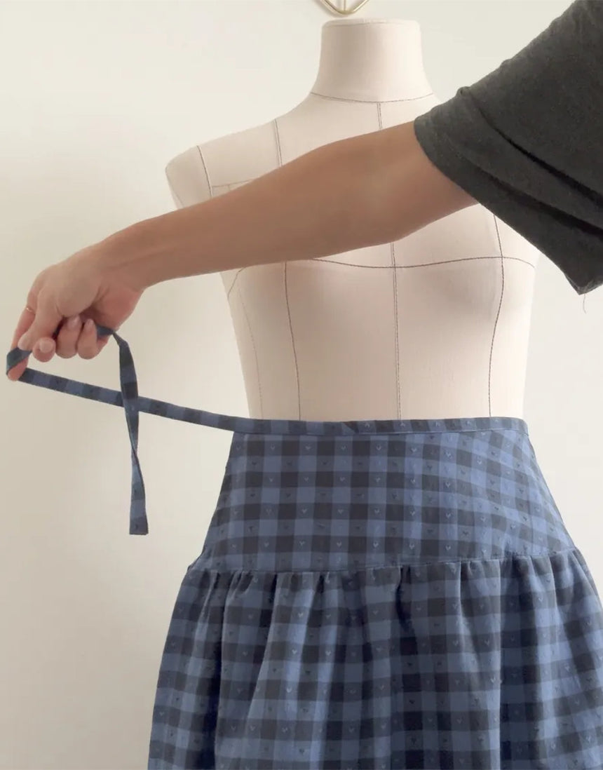 La Ciotat Wrap Skirt Pattern PDF Download Sewing Pattern, Sewing Therapy