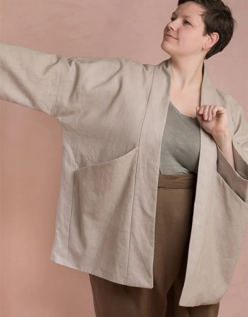 Oversized Pekka Jacket PDF Sewing Pattern, Ready To Sew