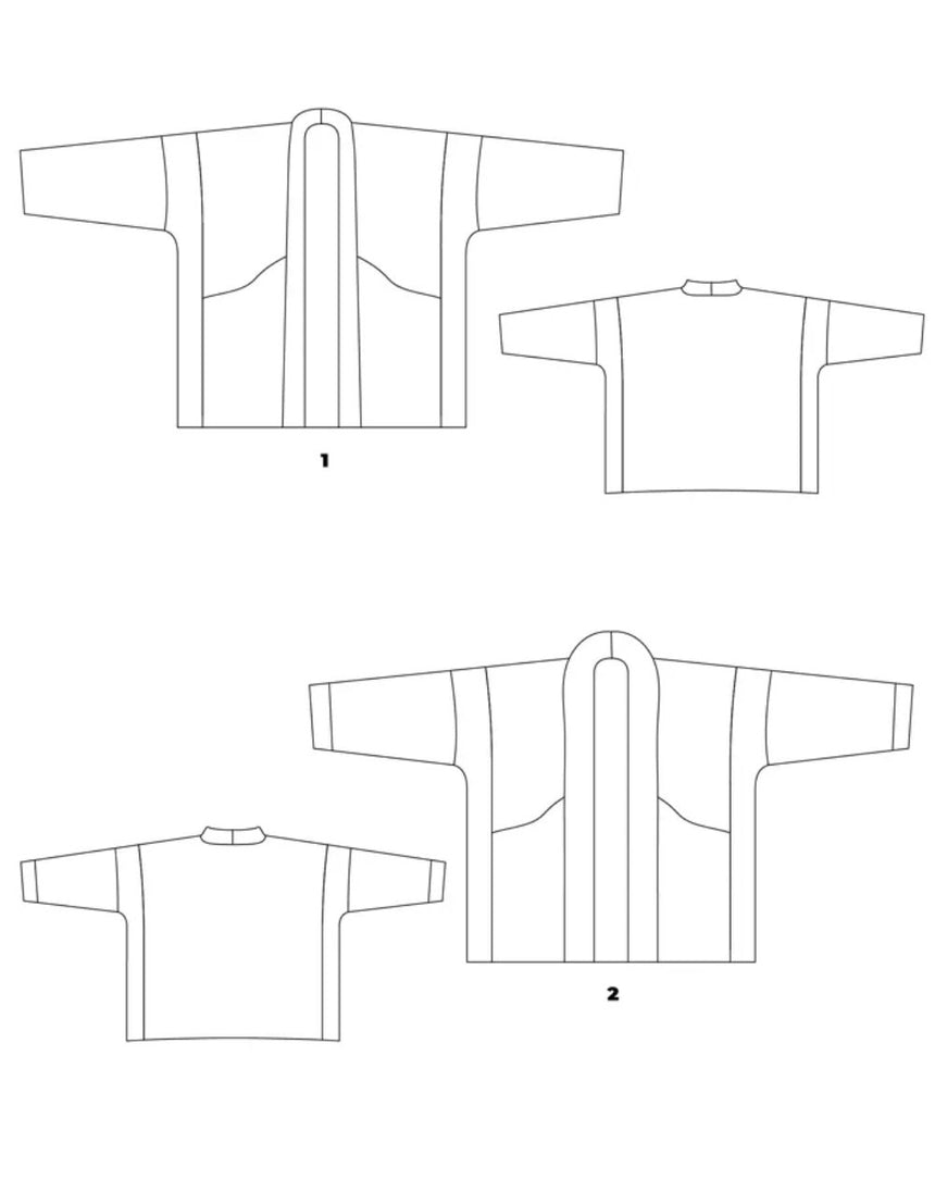 Oversized Pekka Jacket PDF Sewing Pattern, Ready To Sew