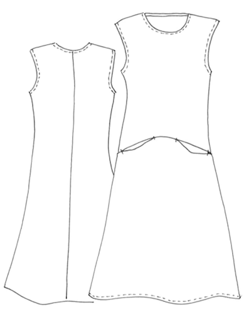 Pia Dress Sewing Pattern, Tessuti
