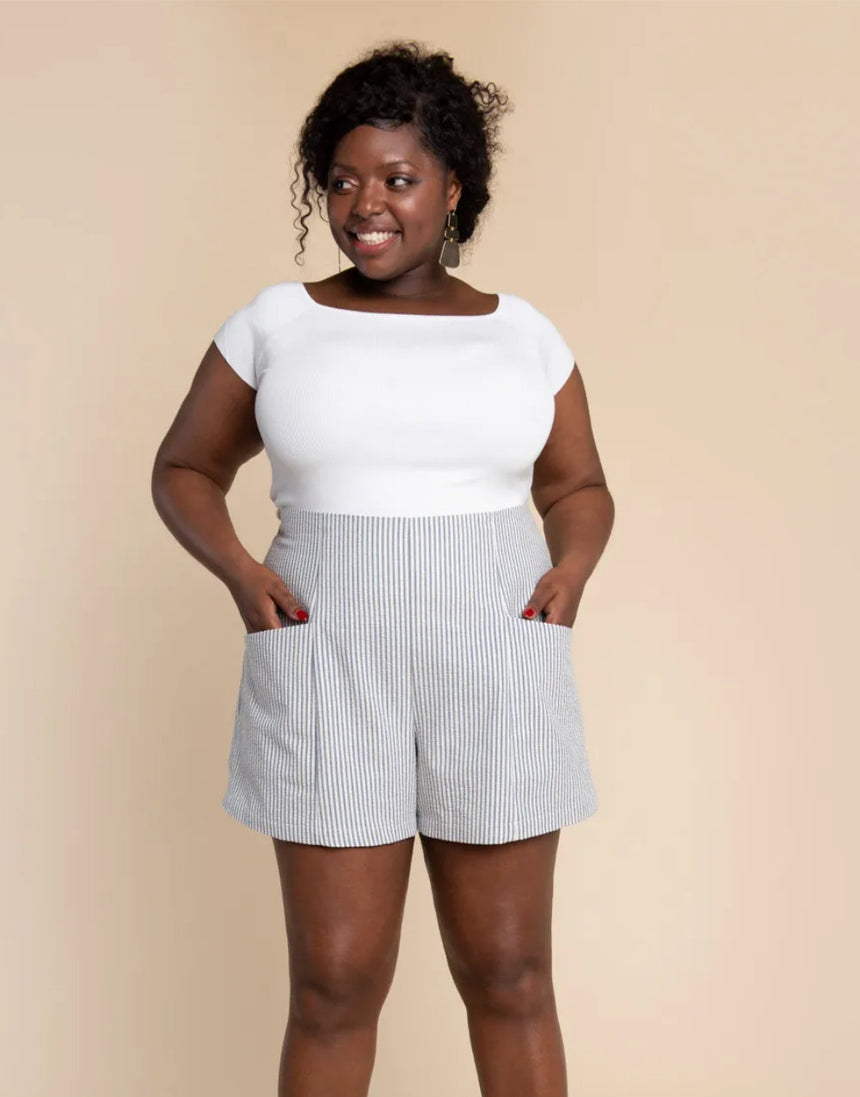 Pietra Pants and Shorts PDF Sewing Pattern, Closet Core