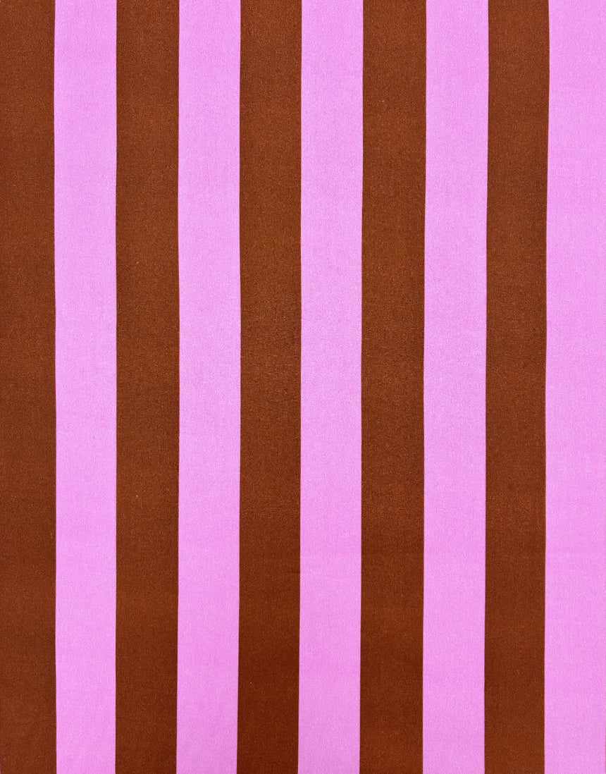 Neapolitan Stripe, Cotton Poplin Fabric, Light and Lush